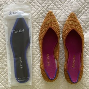 Rothy’s The Point in Golden Zebra